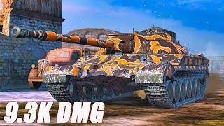 T-22 Med. 9.3K DMG 5 KILLS WoT Blitz (1440p)