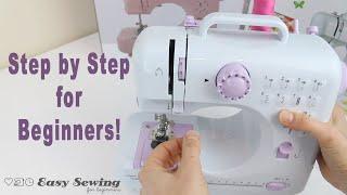 How to Operate a Portable Mini Sewing Machine FHSM 505 - NEX Sewing Machine