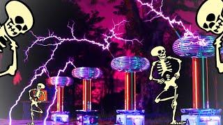 Spooky Scary Tesla Coils goes EPIC