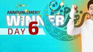 Day 06 Winners Announcement | Fajr Ramazan Quiz | Bahar e Bandagi | #quran #ramadan