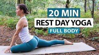 20 Min Rest Day Yoga Flow | Active Recovery Yoga for All Levels