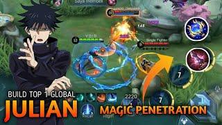 FAST FARMING!!! BUILD TOP 1 GLOBAL JULIAN FULL PENETRATION | TOP 1 GLOBAL JULIAN | MLBB