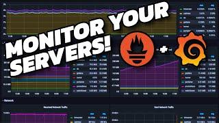 Server Monitoring // Prometheus and Grafana Tutorial