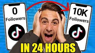 HOW TO GROW 10K FOLLOWERS ON TIKTOK IN 24 HOURS (get tiktok followers fast)