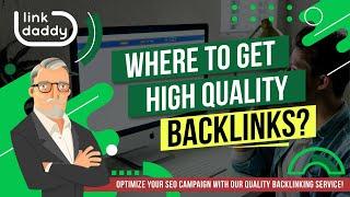 WHERE TO GET HIGH QUALITY BACKLINKS