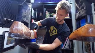 SHOE CLEANING MARATHON | Original ASMR Shoe Shine | Jason Dornstar