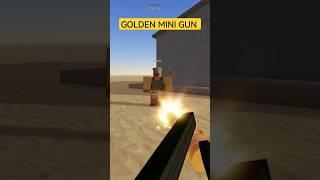 NEW GOLDEN MINI GUN IN DUSTY TRIP ROBLOX #roblox #adustytrip