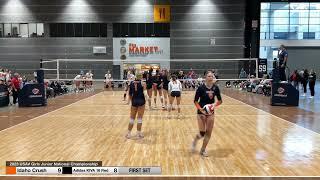 2023 USAV National Championship - Idaho Crush 16 Bower vs Adidas KIVA 16 Red