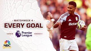 Every Premier League goal from Matchweek 4 (2024-25) | NBC Sports