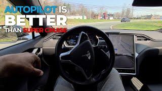 THIS is why Tesla's Autopilot is BETTER Than GM SuperCruise!