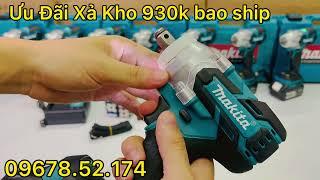 Tri Ân Xả Kho Hết Toàn Bộ Máy Khoan Pin Siết Bulong Makita, Đa Năng, Không Chổi Than, Pin Trâu