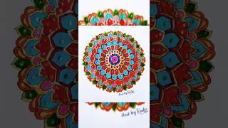 How to draw easy Ornate mandala art ️ || Easy ornate design || #youtubeshorts #shorts