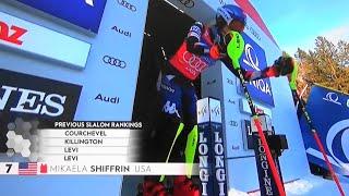 Mikaela Shiffrin -  WIN - Slalom -  Lienz -  RUN 1 - 2023.