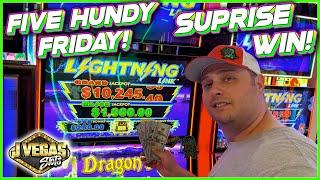 Five Hundy Fridays Challenge! Surprise Huge Win On A Small Bet! Episode 2