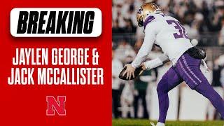 Nebraska lands transfer portal targets DL Jaylen George & Punter Jack McCallister I HuskerOnline