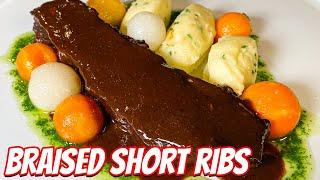 Gordon Ramsay likes the short ribs but hates the carrots.