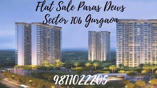 Flat Sale Paras Dews Sector 106 Gurgaon 9811022205