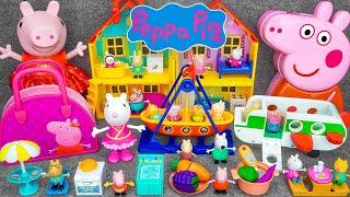 90 Minutes Satisfying with Unboxing Cute Peppa Pig House Playset Toys Collection ASMR  Toys Review