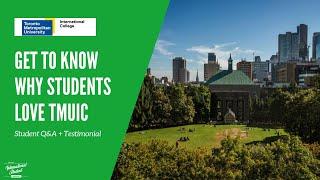 Get To Know Why Students Love Toronto Metropolitan University International College