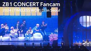 ZEROBASEONE Concert Full Fancam THE FIRST TOUR [TIMELESS WORLD] IN SEOUL | 240920 ZB1