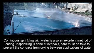 Concrete curing