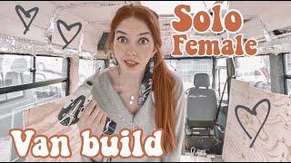 A week in the life of a solo female bus builder