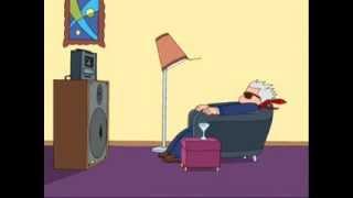 Family Guy nod to the 80s Maxell advert