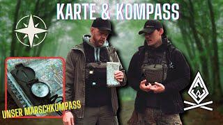 Navigation BASICS: Unser Marschkompass und Umgang mit einer Karte