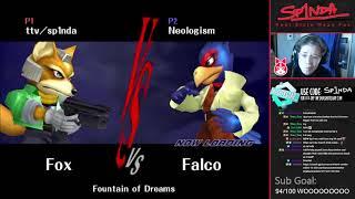 FLFN - sp1nda (Fox) vs Neologism (Falco) - Pool B1 WR3