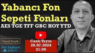 Yabancı Fon Sepeti Fonları #fon #yatırımfonu #livestream #canlıyayın