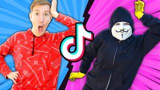 We Tested VIRAL TikTok LIFE HACKS, TRICK SHOTS & DANCE CHALLENGES to REVEAL HACKER LEADER's SECRET!