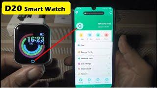 D20 Smart Watch Unboxing and Review & Setup | D20 Smart Watch How to Connect | Time Setting - Fix