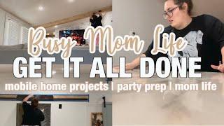 *NEW*BUSY MOM LIFE IN THE DOUBLE WIDE | get it all done with me | mobile home makeover ep.40