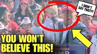 Trump’s EMOTIONAL NC Rally: Grandkids Join Him on Stage!