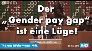 Thomas Röckemann (AfD): Der „Gender pay gap“ ist eine Lüge!