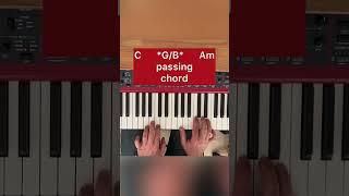 What is a Passing Chord?                 #musictheory #reharmonization #reharmonize #chords