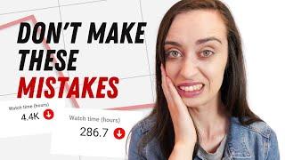 10 Big Mistakes New YouTubers Make