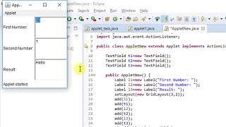 Building your first Applet in Java - Tutorial for beginners | Introduction to Applets
