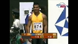 Men 100 Metres Round 1 2007 World Championships Osaka