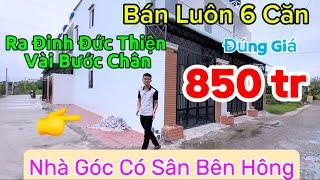 ĐỒNG GIÁ CHỈ HƠN 800 triệu - Nhà Mới ra Đinh Đức Thiện chỉ Vài Bước Chân - Góc 2 Mặt Tiền nhà Đẹp