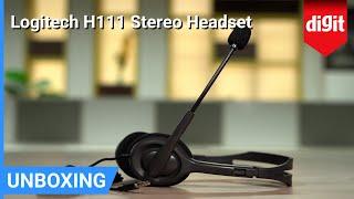 Logitech H111 Stereo Headset Unboxing