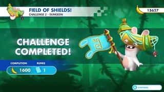 Mario + Rabbids Kingdom Battle - Donkey Kong Adventure | Dungeon Challenge 2 - Field of Shields!