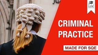 Criminal Practice | SQE Prep | Course Preview