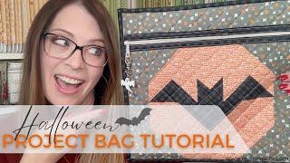 FLOSSTUBE EXTRA | Halloween Project Bag Tutorial