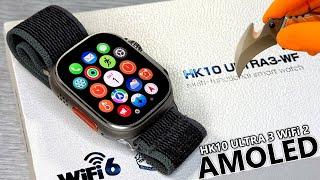 HK10 Ultra 3 WiFi 2 Gen Unboxing & Full Review Best Sport SmartWatch (2GB ROM, watchOS Icons) - ASMR