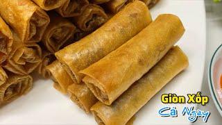 Làm CHẢ GIÒ giòn lâu cả ngày với cách làm cực dễ