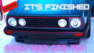 VW Golf mk2 GTD TDI 1.9 Resto Designs UPDATE!