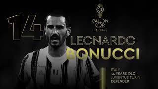 Ranked at the 14th place for the 2021 #ballondor ⤵️Leonardo Bonucci / Juventus Turin