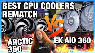 Best CPU Coolers Deathmatch: Arctic 360 vs. EK AIO 360 Liquid Coolers for AMD Ryzen