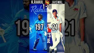 KL Rahul Vs Yashasvi Jaiswal || Exclusive Comparison Video || #shorts #klrahul Vs #yashasvijaiswal